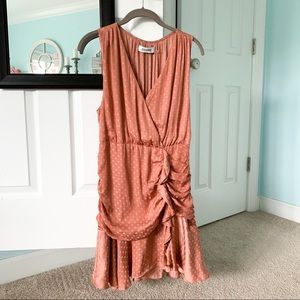 Orange Ruffled DO+BE Dress
